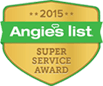 Icon of Angie's List Super Service Award for 2015.